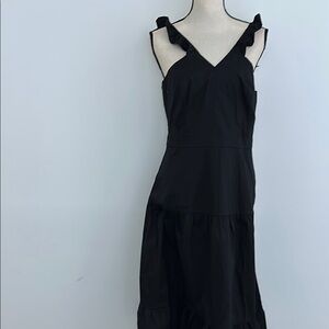 MLBRD Maggy London Black Ruffle Dress